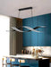Modern LED Pendant Light – Polished Chrome with Remote Dimming - Samanta Factory