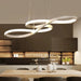 Modern LED Pendant Light – Iron Finish with Remote Dimming - Samanta Factory