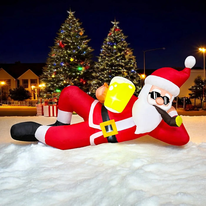 Inflatable Santa Claus Decoration – Outdoor Christmas Yard Display