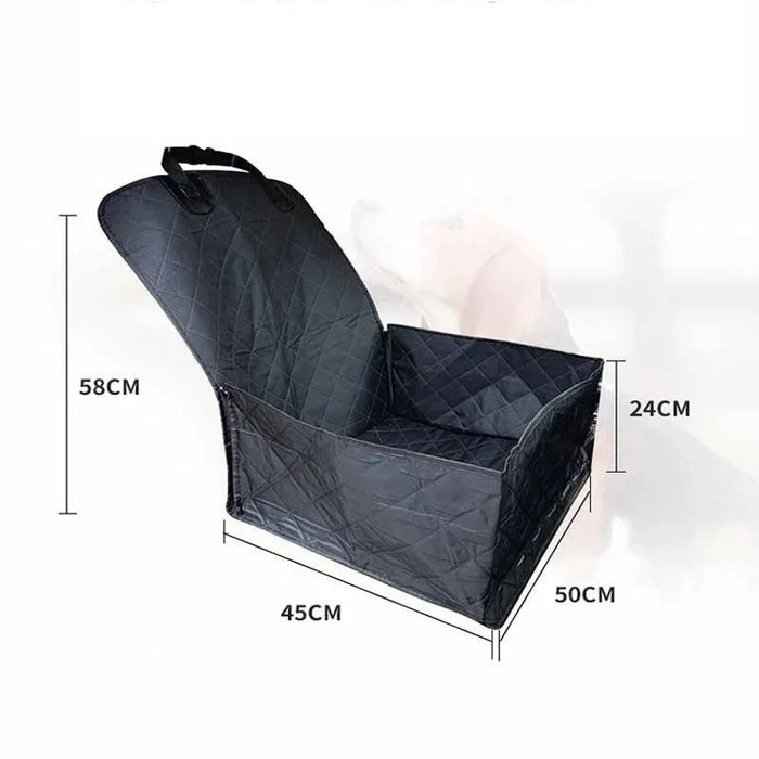 Pet Car Seat Cover Hammock – Waterproof Dog Travel Carrier for Medium Breed