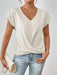 V-Neck Blouse - Casual Elegance for Office & Summer Days - Samanta Factory