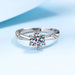 Diamond-Tested Moissanite Wedding & Anniversary Ring for Women SF
