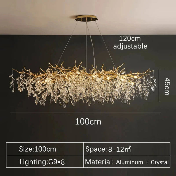 Crystal Chandelier – Modern Indoor Villa Lighting SF
