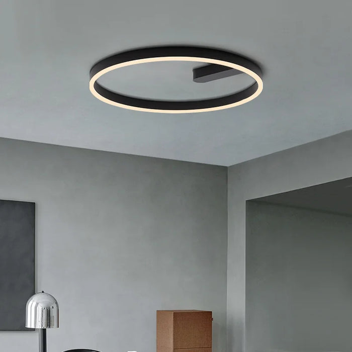 LED Ceiling Light – Modern Surface-Mounted Design with Dimmable Remote Control
