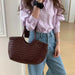 Hand-Woven Tote Bag – French Style Basket Shoulder Bag SF