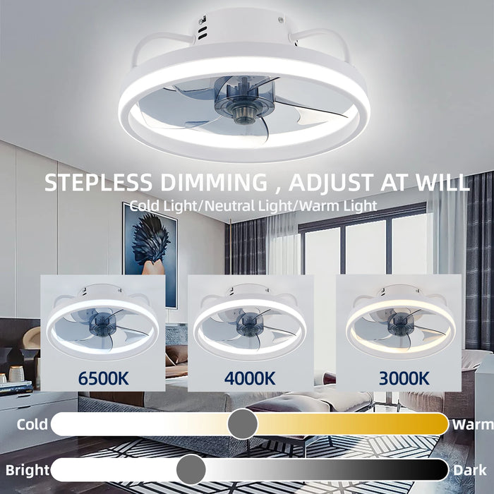 Smart Ceiling Fan with Light – Remote Controlled Modern LED Ceiling Fixture