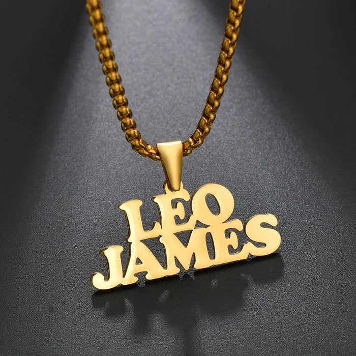 Custom Name Crown Necklace- Trendy Crown Name Necklace in Gold, Silver & Rose Gold SF