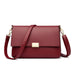 Women’s Genuine Leather Shoulder Bag – Square Ruched Handbag with Hasp Closure - Samanta Factory