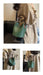 PU Leather Knitted Bucket Bag – Soft Casual Messenger Handbag for Women - Samanta Factory