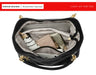 Genuine Leather Shoulder Bag – Elegant Casual Tote with Beading & Sequins for Women - Samanta Factory