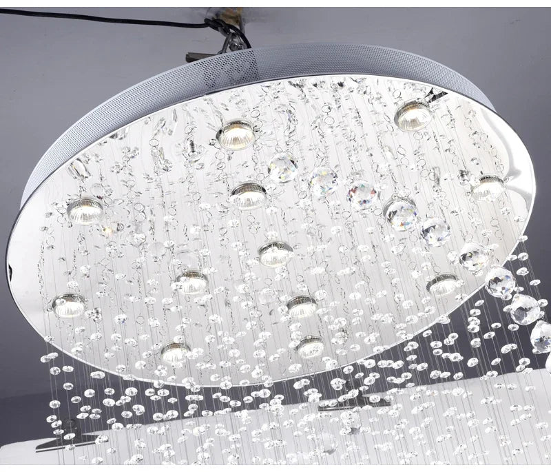 Modern LED Chandelier – Dimmable Flush Mount Ceiling Light