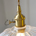 Japanese Glass Pendant Light – Polished Copper Ceiling Lamp for Modern Homes - Samanta Factory