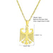 Eagle Pendant Necklace – Patriotic Unisex Chain SF