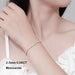 Moissanite Tennis Bracelet – Certified 925 Sterling Silver with D Color VVS1 Stones - Samanta Factory