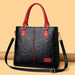 Women's Large Capacity PU Leather Tote Bag – Minimalist Urban Shoulder Bag SF