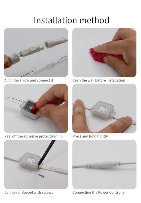 Eaves LED String Lights – Waterproof Multi-Colour Outdoor Lighting