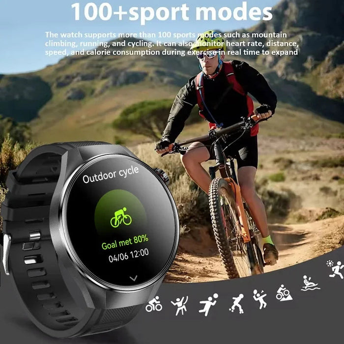 GPS IP68 waterproof Smartwatch – AMOLED Display with Bluetooth Calling SF