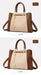 Designer Inspired PU Leather Shoulder Bag – Luxury Casual Tote for Women - Samanta Factory