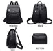 High-Quality Leather Backpack for Women – Large Capacity Travel & School Bag, Fashionable Mochila Shoulder Bag - Samanta Factory