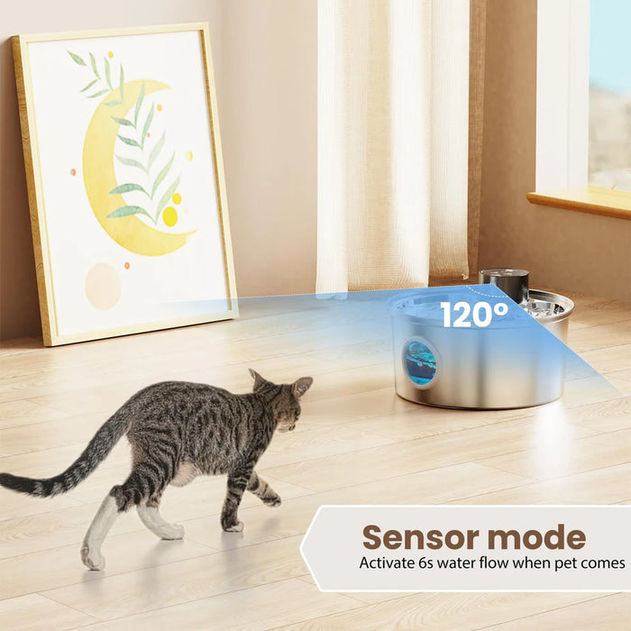 Wireless Cat Water Fountain – Long-Lasting Battery & Ultra-Quiet Design for Hassle-Free Hydration - Samanta Factory