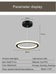 LED Dining Table Pendant Light – Dimmable Brightness & Color with Adjustable Height - Samanta Factory