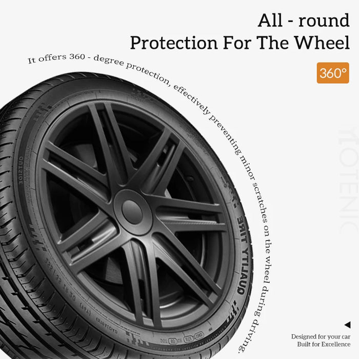 Design for TESLA 19 Inch Star Wheel Caps 4PCS Hubcap Automobile Hub Cap Full Rim Cover Accessories for Tesla Model Y 2020-2024 - Samanta Factory