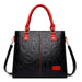 Women's Large Capacity PU Leather Tote Bag – Minimalist Urban Shoulder Bag SF