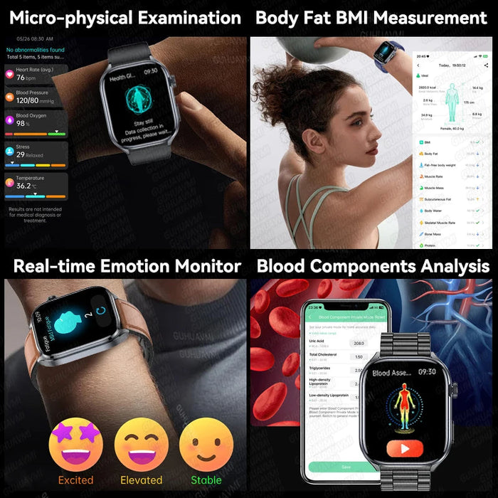 Health Smartwatch – ECG & AI Five-Organ Monitoring SF
