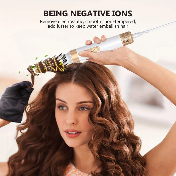 Hair Dryer Brush – 3-Speed Styling with ION Tech & Anti-Scald Safety