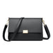 Women’s Genuine Leather Shoulder Bag – Square Ruched Handbag with Hasp Closure - Samanta Factory