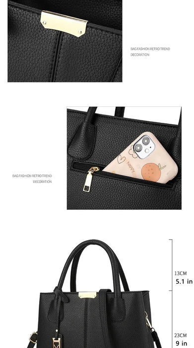 Women’s TPU Handbag – Stylish Bucket Bag with Polyester Lining - Samanta Factory