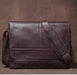 Vintage Leather Satchel Bag – Soft Men’s Crossbody Shoulder Bag SF