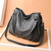 Genuine Leather Tote Bag – Vintage Unisex Handbag with Large Capacity - Samanta Factory