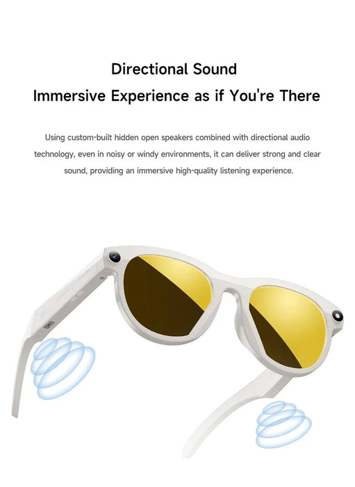 8K AI Smart Glasses with Camera & Translation – Bluetooth Calling Voice Assistant Eyewear SF