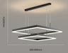 Modern LED Ring Pendant Light – Dimmable Multi-Color Ceiling Fixture for Living & Bedroom Spaces - Samanta Factory