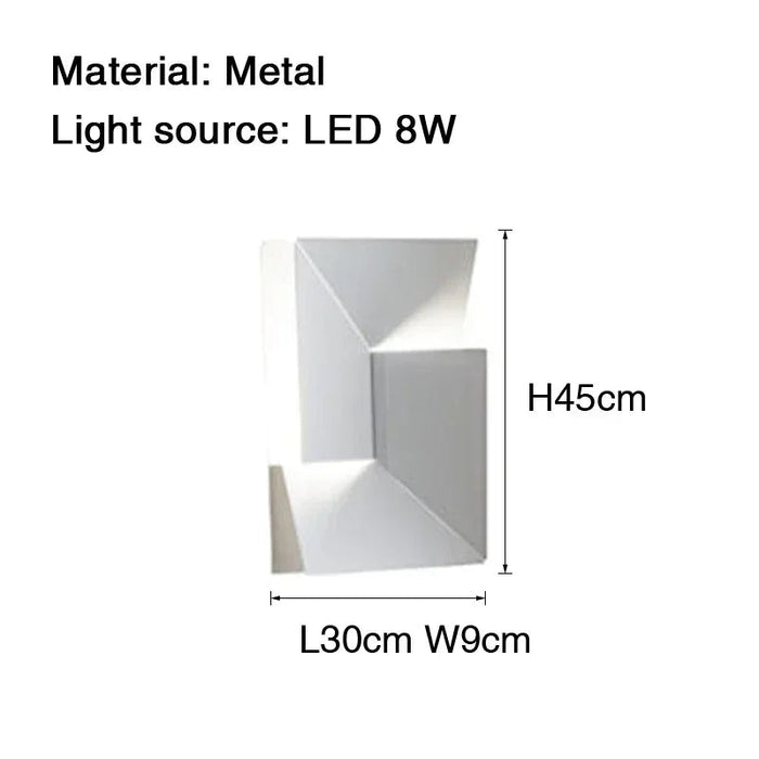 3D Art LED Wall Lamp – Dimmable Creative Sconce for Living Room, Bedroom & Hallway Samanta Factory
