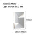 3D Art LED Wall Lamp – Dimmable Creative Sconce for Living Room, Bedroom & Hallway Samanta Factory