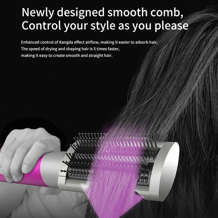 Professional Hair Dryer & Styler – Coanda Airflow with Curling, Straightening & Anti-Frizz Nozzles