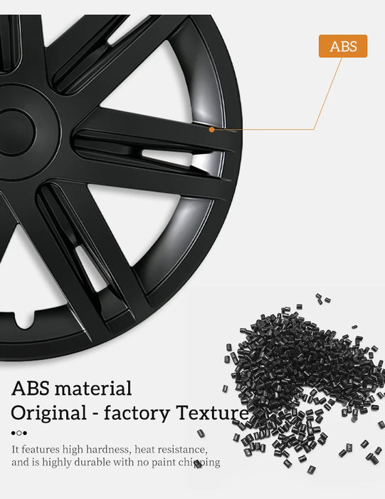 Design for TESLA 19 Inch Star Wheel Caps 4PCS Hubcap Automobile Hub Cap Full Rim Cover Accessories for Tesla Model Y 2020-2024 - Samanta Factory