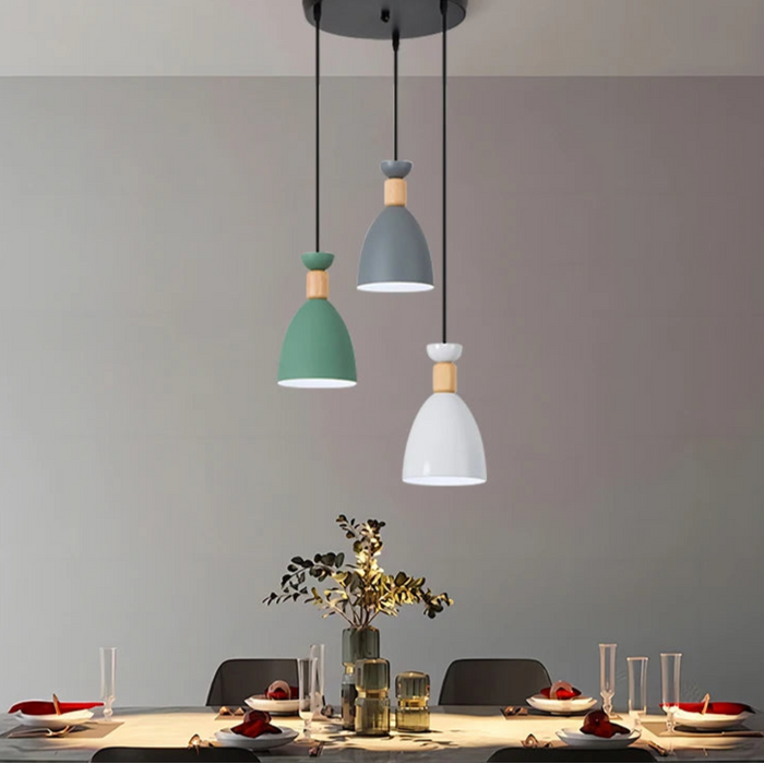 Modern Pendant Light – Triple Head Design with E27 Base for Stylish Interiors
