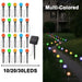 Decorative Solar-Powered LED Pathway Lights with 8 Modes and Bubble Ball Design - Samanta Factory