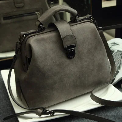 Women’s Shoulder & Crossbody Bag – Trendy Rhomboid Doctor Handbag