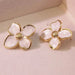 Stud Earrings – Vintage Petal Design in Stainless Steel SF