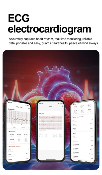 Health Smartwatch – ECG & AI Five-Organ Monitoring SF