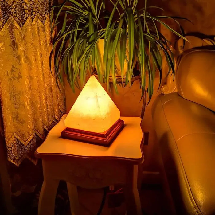 Himalayan Salt Lamp – Color-Changing LED with USB & Natural Air Purification