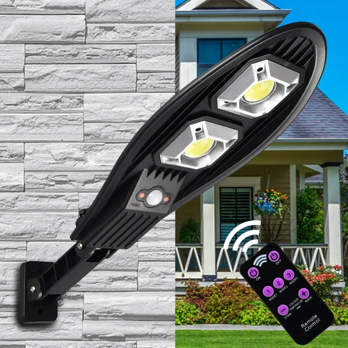 Solar LED Street Light – PIR Motion Sensor & Waterproof Outdoor Garden Lamp - Samanta Factory