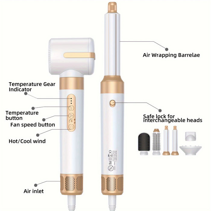 Hair Dryer Brush – 3-Speed Styling with ION Tech & Anti-Scald Safety