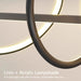 Contemporary Aluminum & Acrylic Pendant Chandelier with Adjustable Brightness & Remote - Samanta Factory