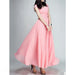 Party Dress – V-Neck Chiffon Elegance - Samanta Factory