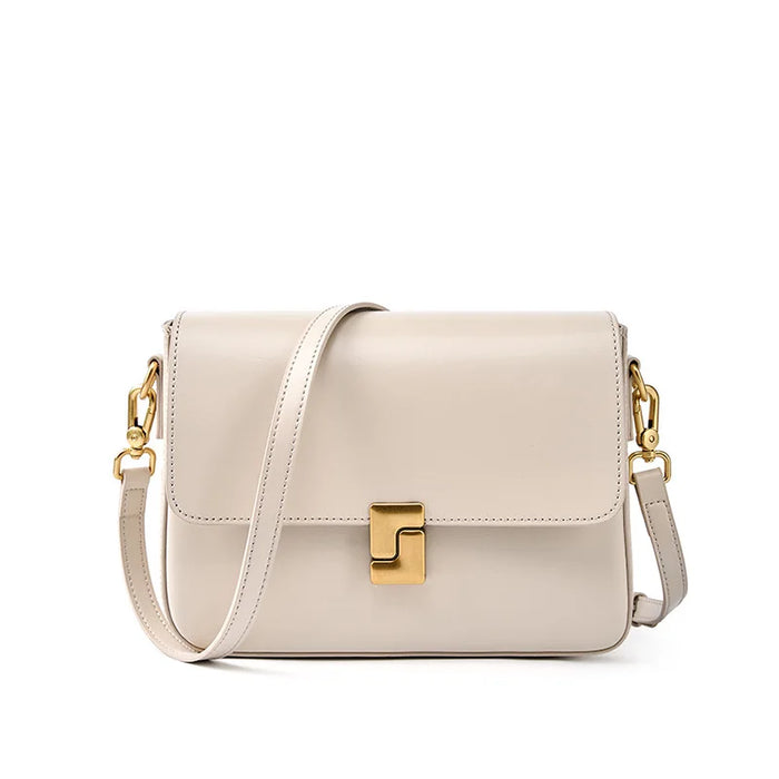 Split Leather Satchel Bag – Moderate Hardness for Women
